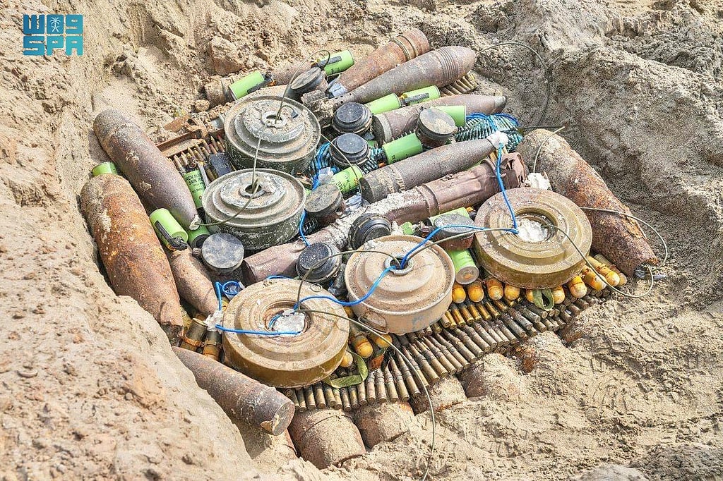 مشروع “مسام“ ينتزع 607 ألغام في اليمن خلال أسبوع