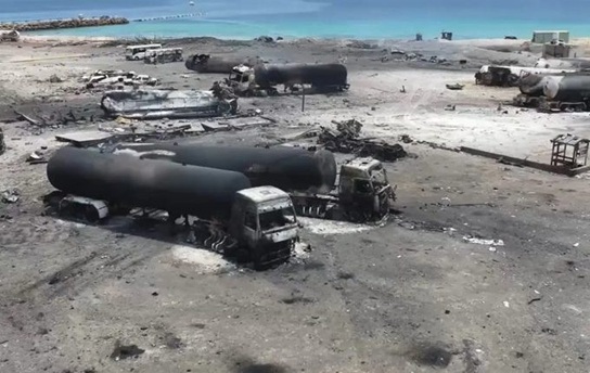 روسيا تجلي ثلاثة من بحارتها أصيبوا بغارة أميركية على ميناء رأس عيسى