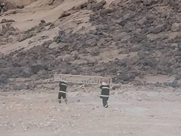 شبوة.. انقاذ ثلاثة شبان علقوا في جبال وعرة شرق عتق