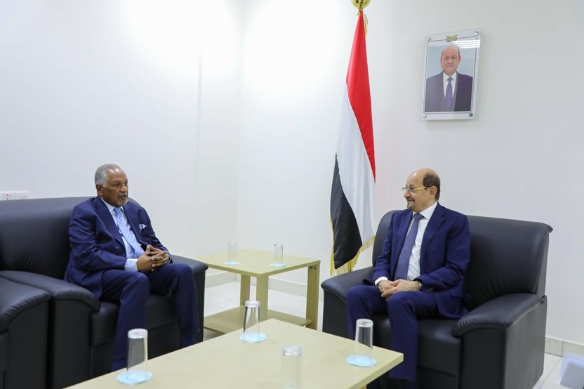 اليمن يبحث سبل التعاون مع السودان