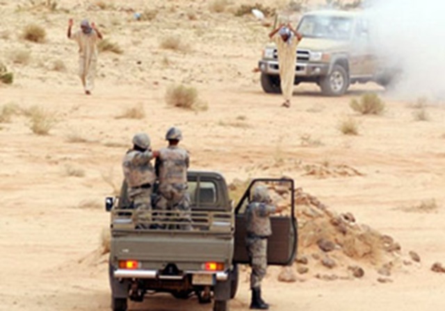 9 يمنيين في قبضة حرس الحدود السعودي يواجهون عقوبة كبيرة
