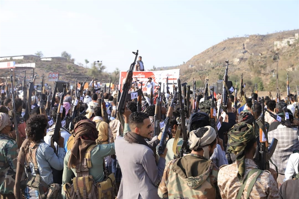 تعز.. المقاومة الشعبية في جبل حبشي تؤكد جاهزيتها الكاملة لتحرير المحافظة