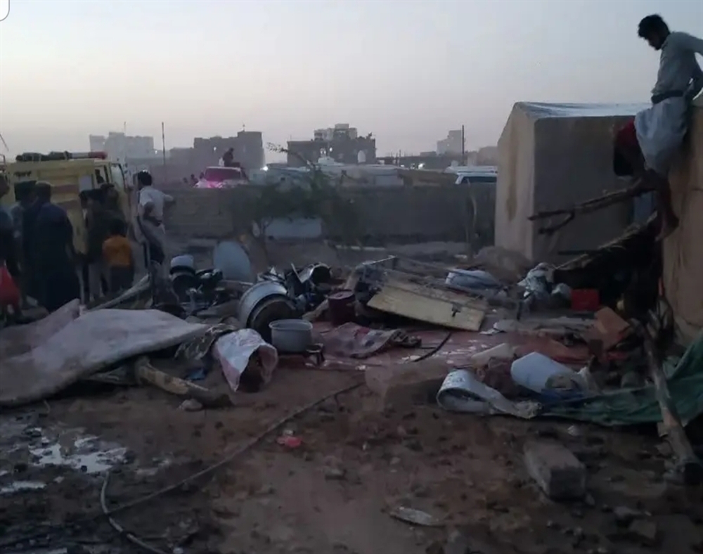 انفجار أسطوانة غاز يتسبب بحريق في مأرب وفرق الإطفاء تسيطر على النيران